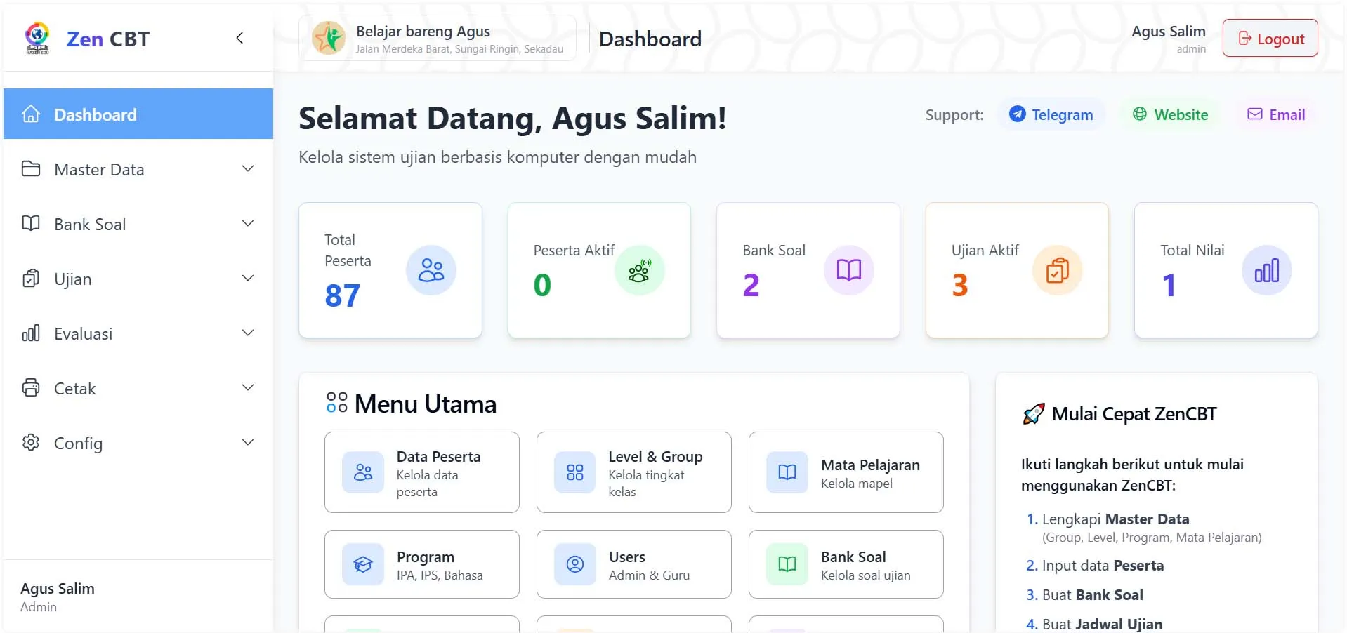 ZenCBT Aplikasi Ujian