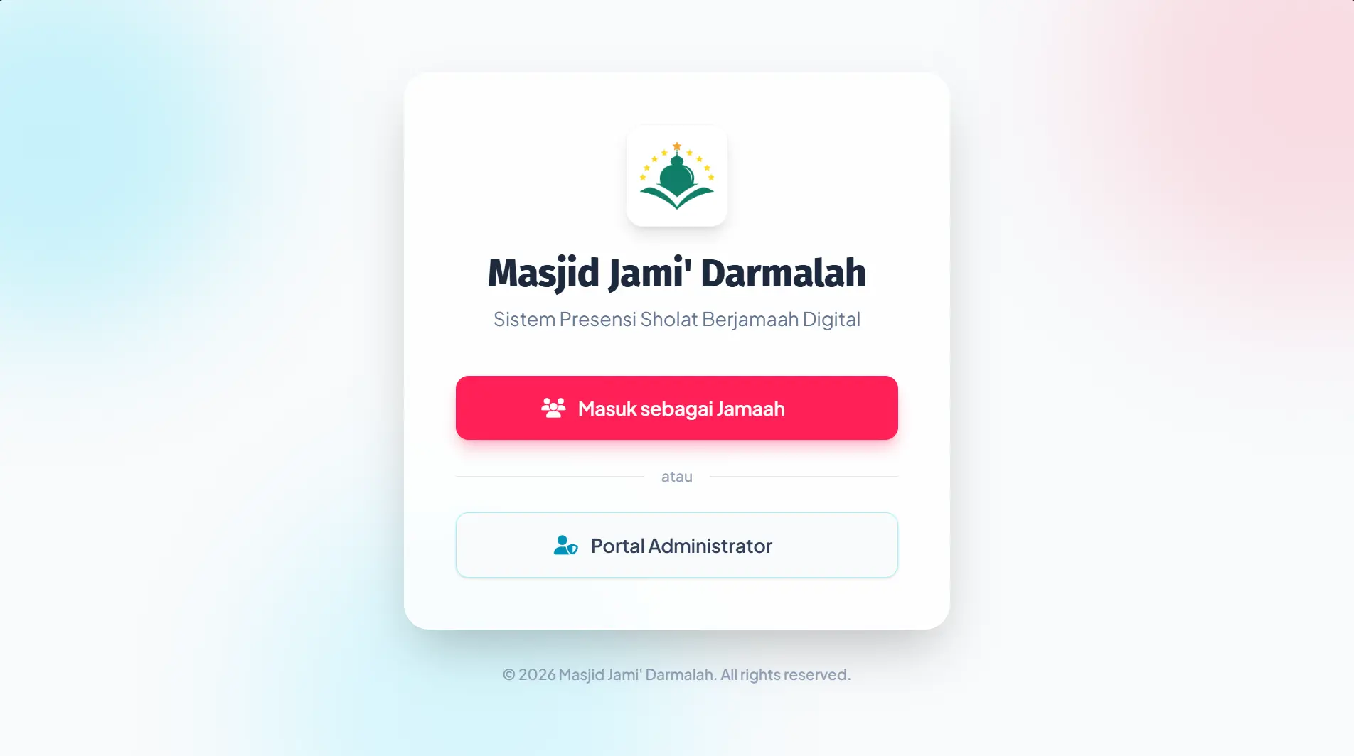 Absensi Sholat Berjama'ah